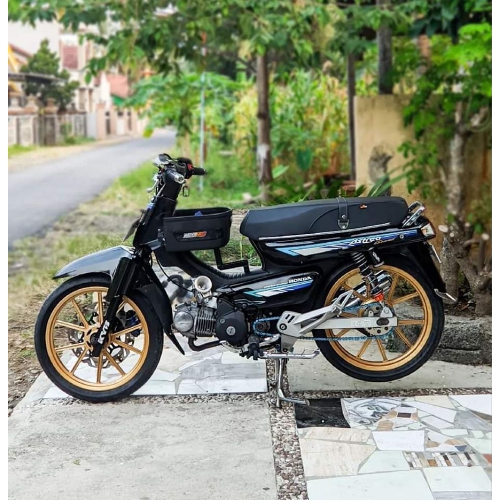 Striping Astra Grand 1993 1994 Bulus Lis Biru Sticker Lis Decal Standar Original Honda Astrea Grand 