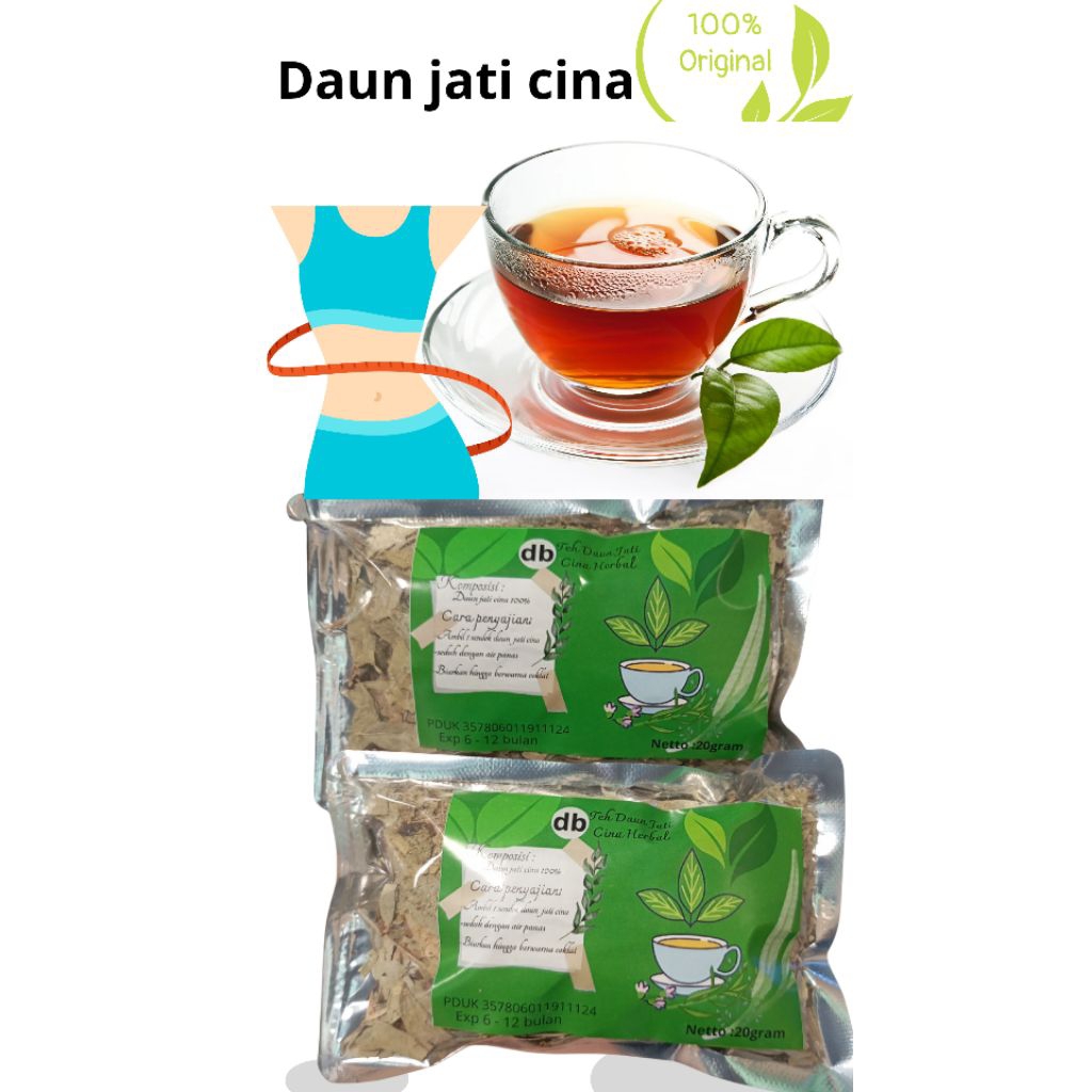 

ORIGINAL TEH DAUN JATI CINA HERBAL 20gr