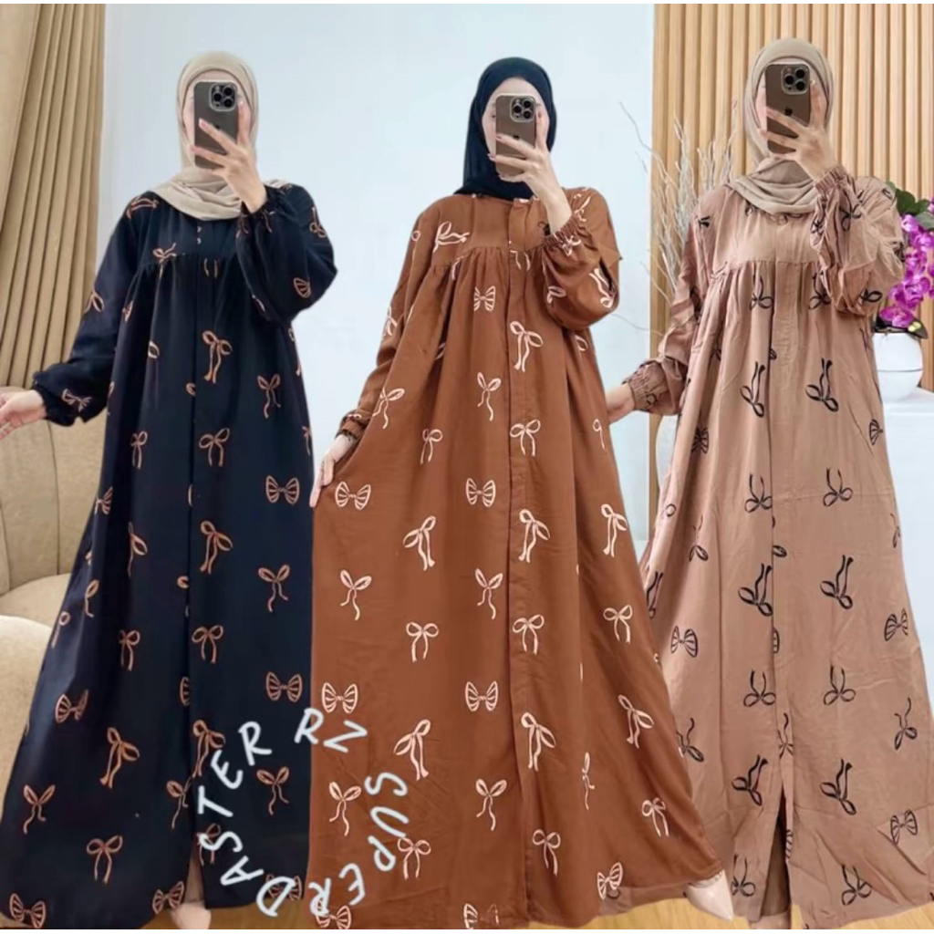 [COD] gamis arabian motif kekinian ld 120 rayon premium