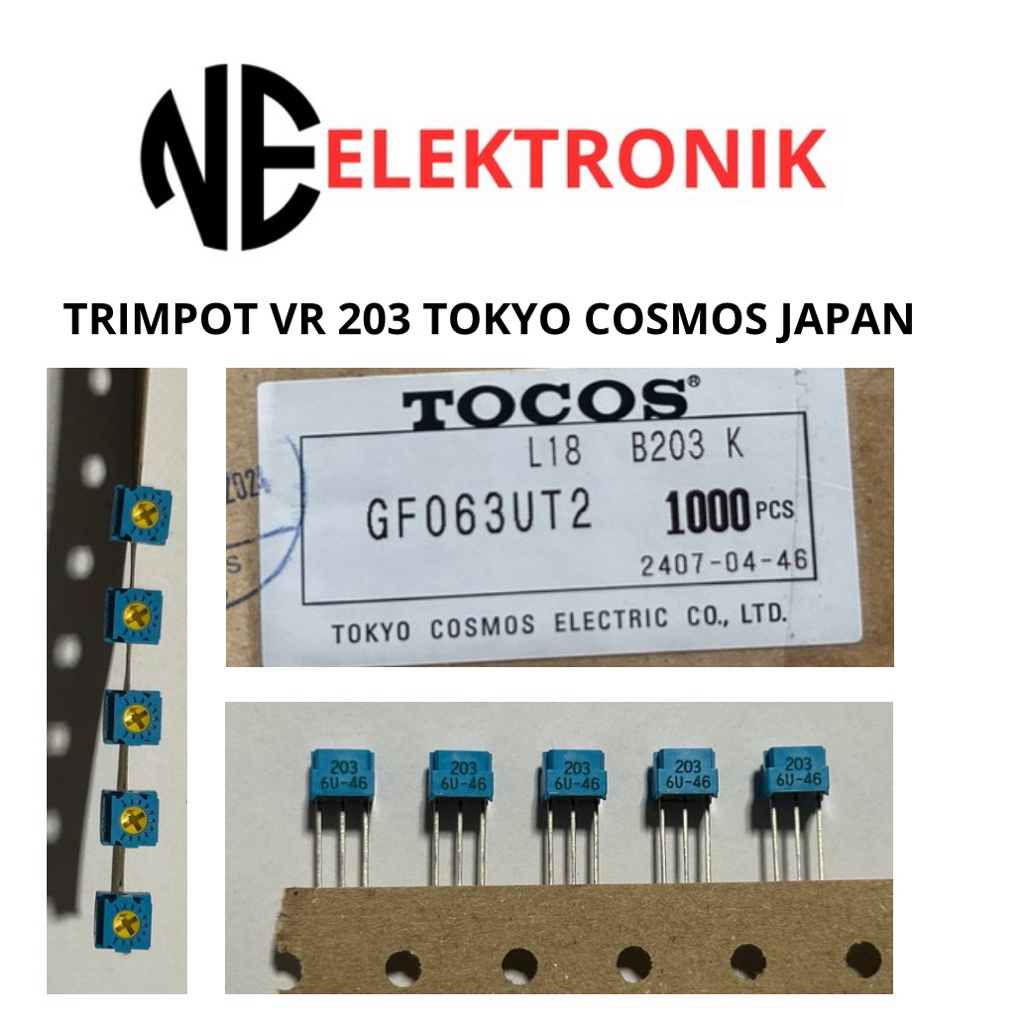 Trimpot VR 203 Tokyo Cosmos Japan Original