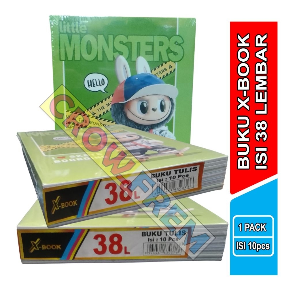 

Buku Tulis isi38 X-Book,Buku Quarto