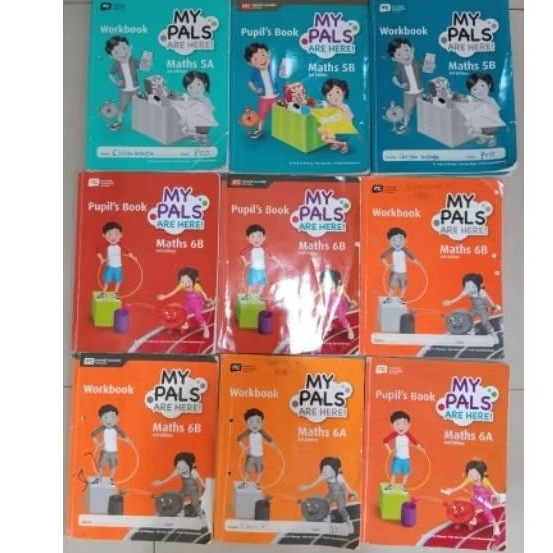 my pals are here math 5a, 5b, 6a, 6b buku bekas original