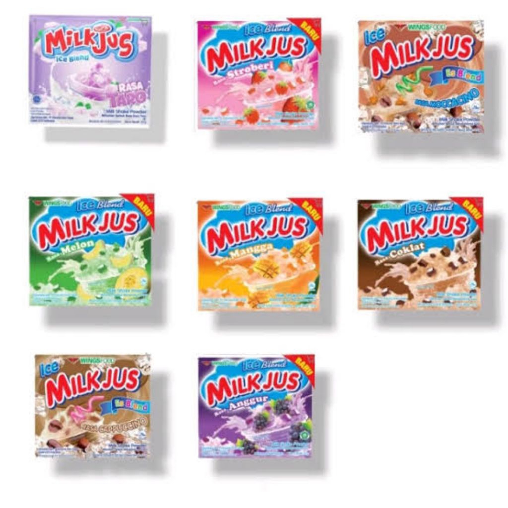 

Milkjus ice blend berat 25gr harga untuk 1renceng