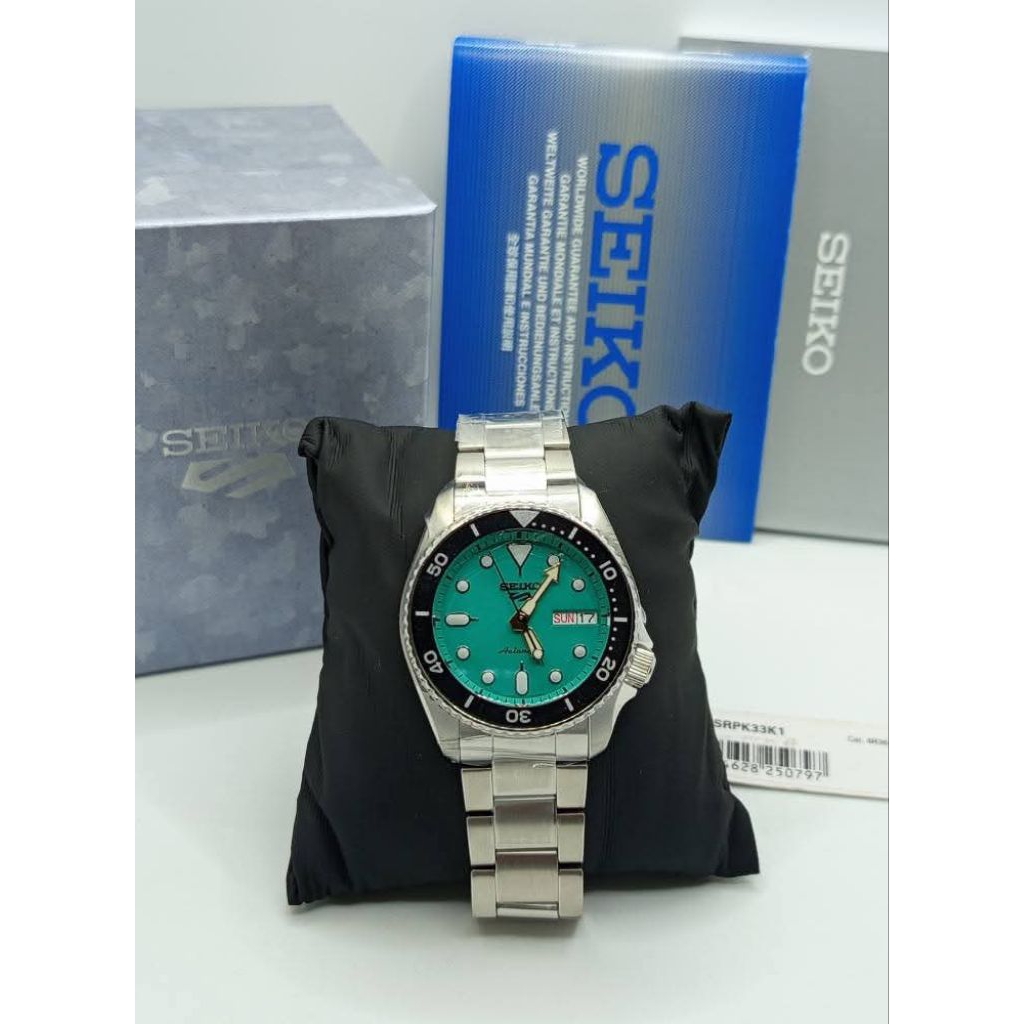 SEIKO 5 SPORT  SRPK33K1 blue tiffany automatic