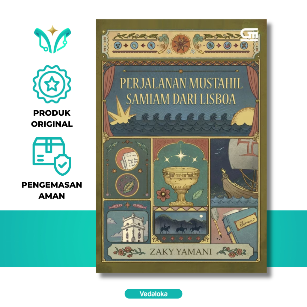 Novel Perjalanan Mustahil Samiam dari Lisboa (Zaky Yamani) - Original Segel Resmi - Fiksi Sejarah
