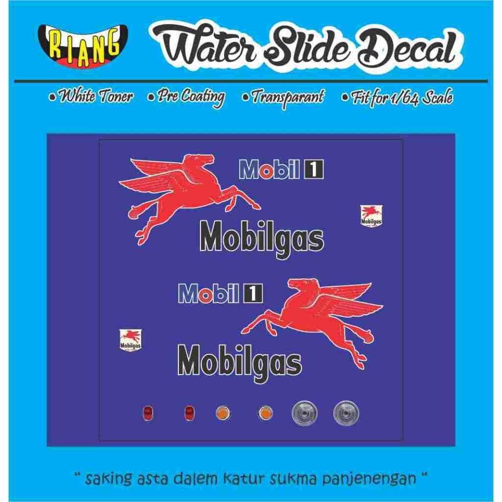 Decal Waterslide VW T1 Panel Mobil 1