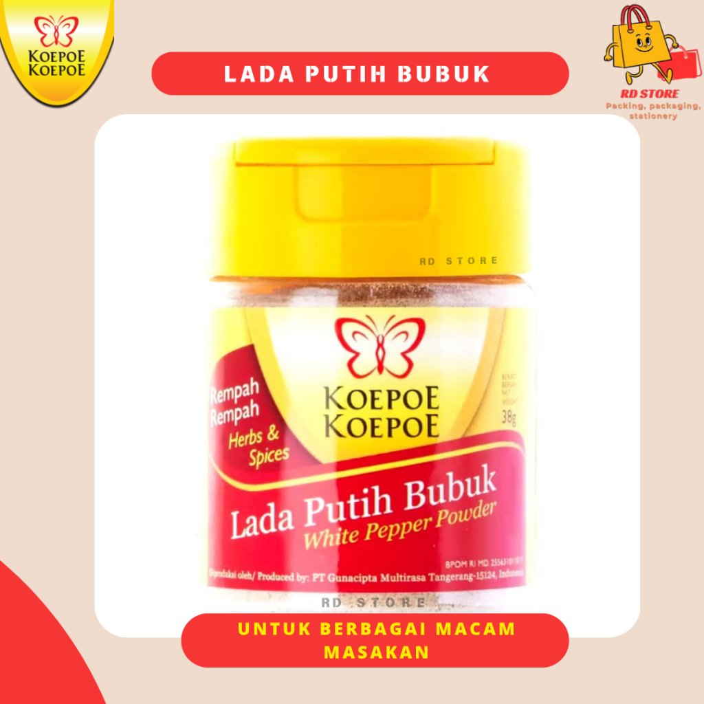 

LADA PUTIH BUBUK KOEPOE KOEPOE 38 GR LADA BUBUK KOEPOE KOEPOE