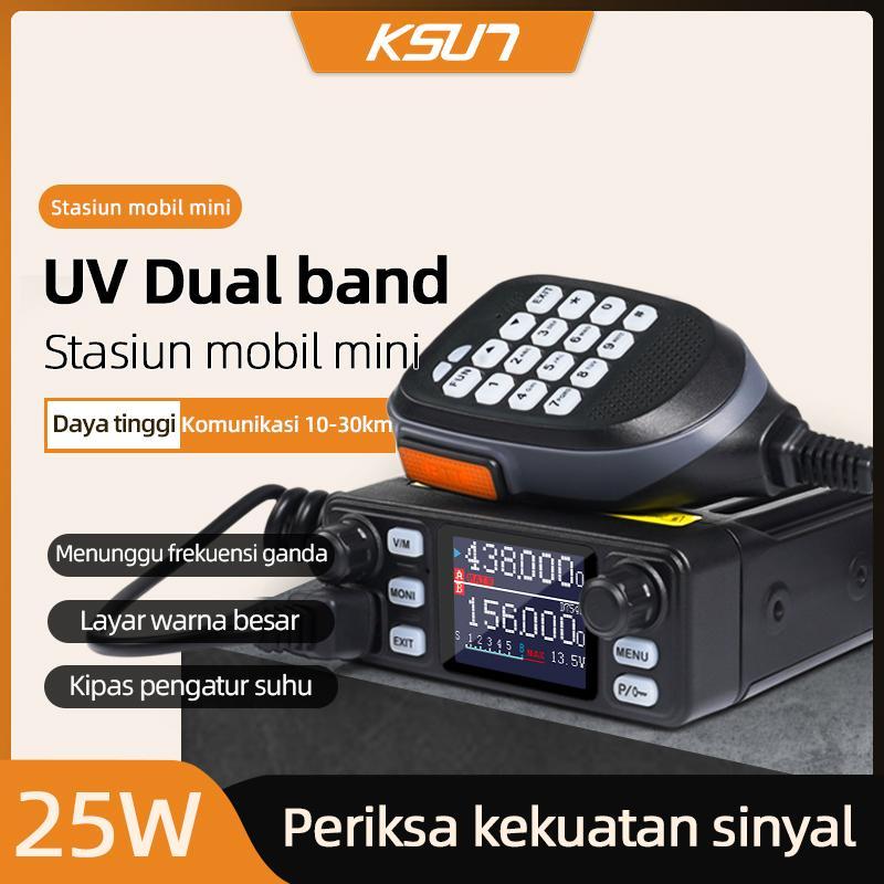 Radio Rig mini ksun uv 5200 dual band uhf vhf walkie talkie uv5200 136 400 25 Watt murah