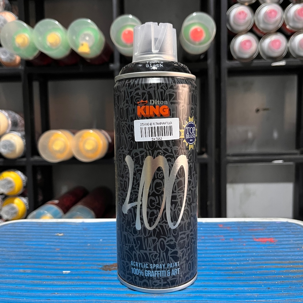 

Transparant Black - Diton King 400 ml - Spray Paint