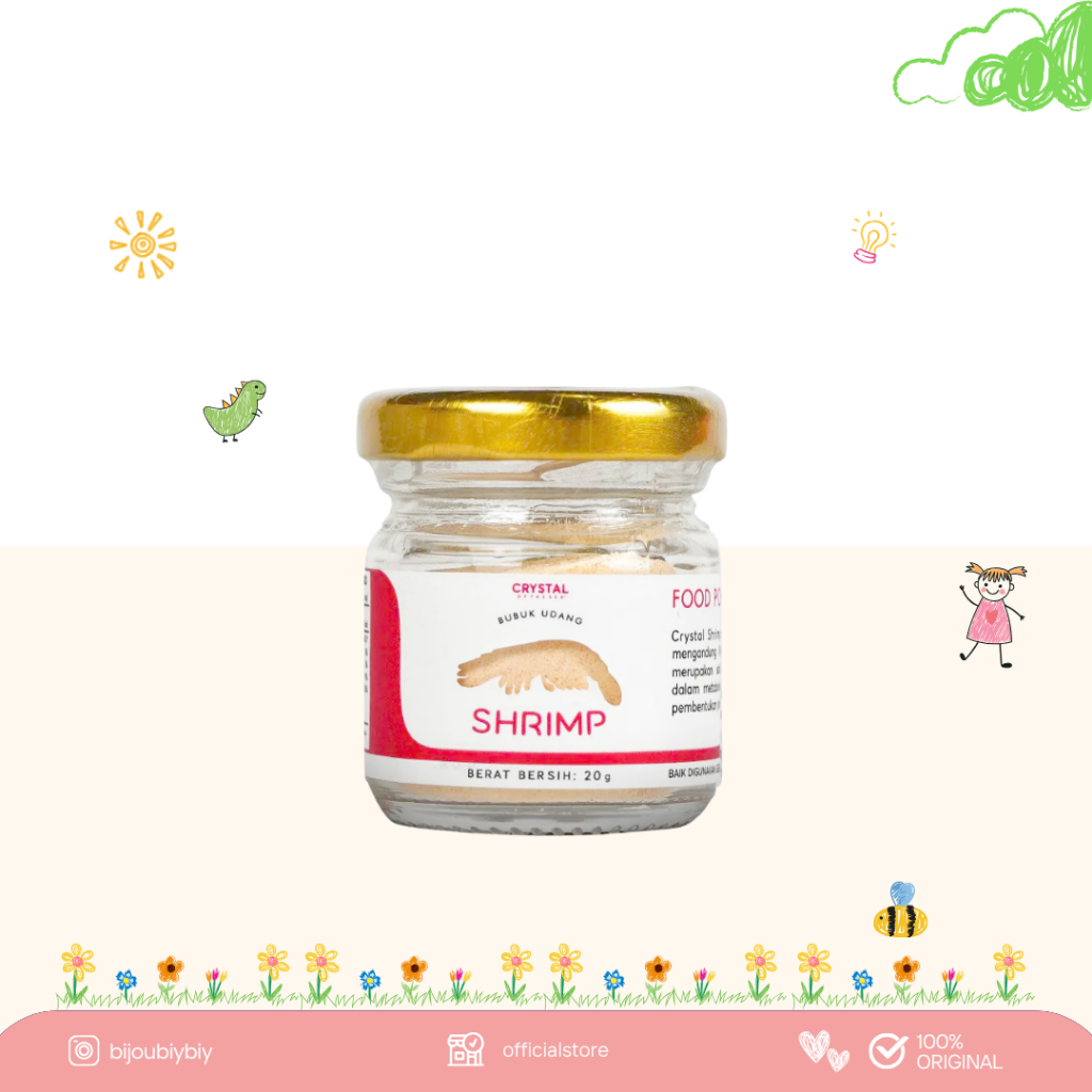 

Crystal Of The Sea Shrimp Powder 20gr - Premium Quality