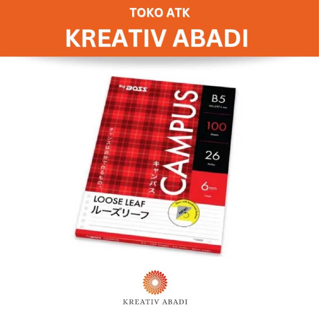 

Loose Leaf Bigboss A5 100 Lembar