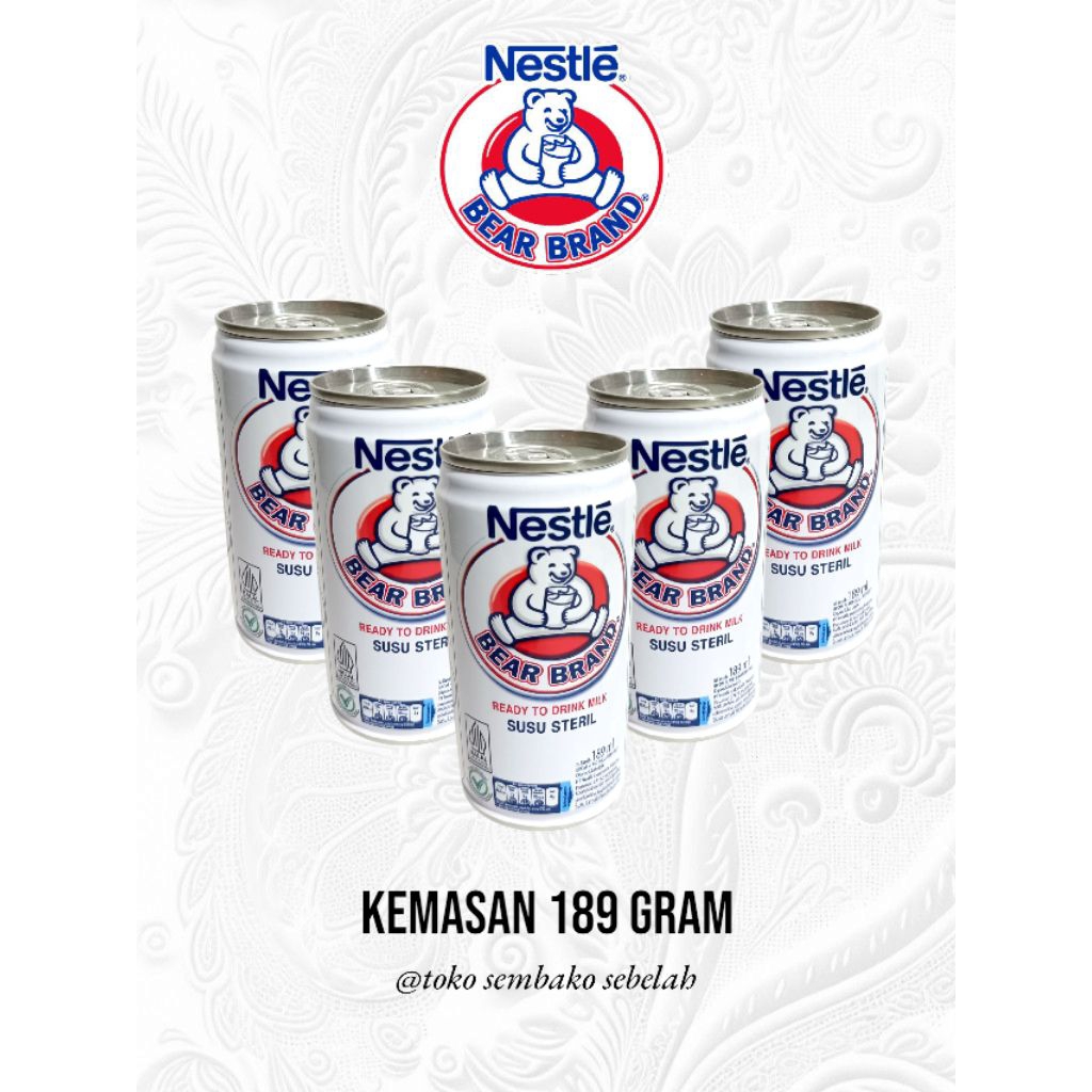 

Bear Brand Nestle Susu Beruang Kemasan Kaleng 189gr