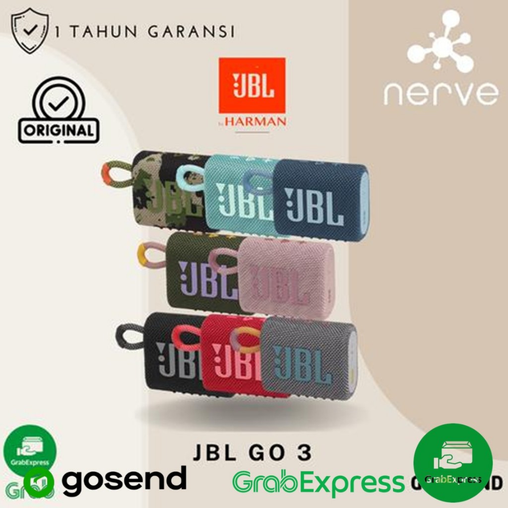 JBL GO 3 Bluetooth Wireless Speaker