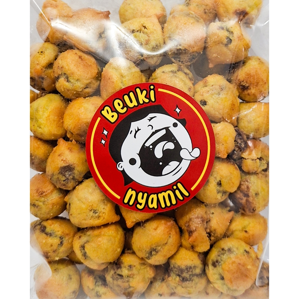 

[BEUKI NYAMIL] - Kue Soes Kering | Cokelat, Keju | Premium, Renyah, Lezat