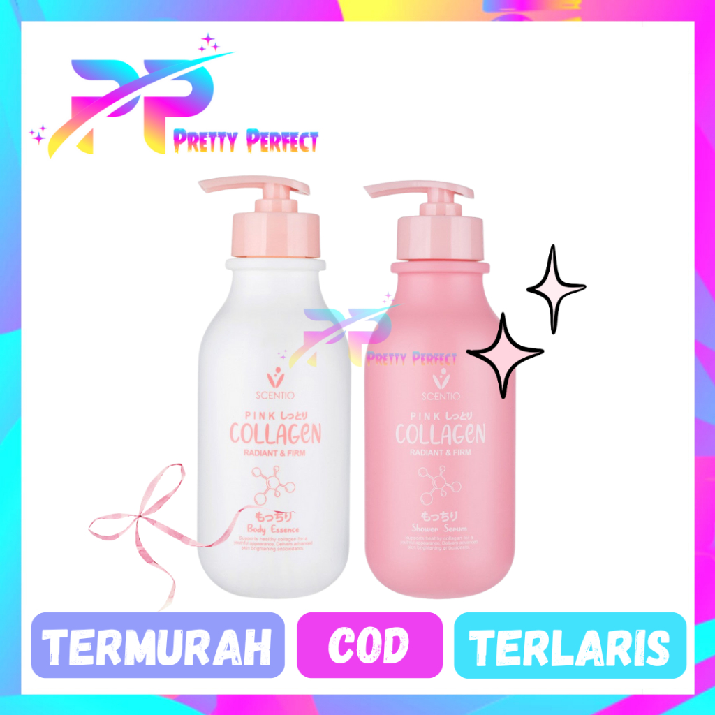 Scentio Pink Collagen Radiant & Firm Body Essence / Shower Serum