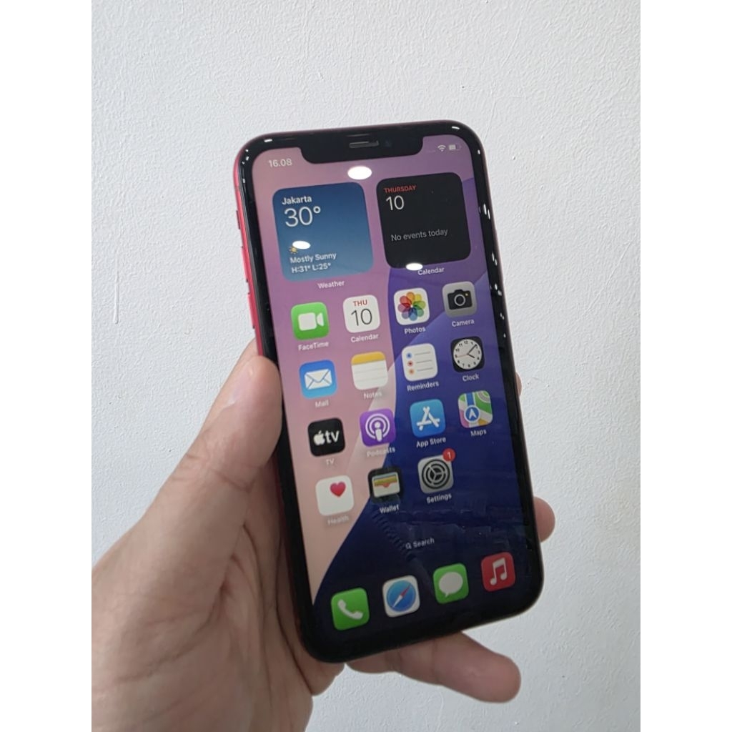 DI JUAL IPHONE XR RED EDITION 256GB SECOND