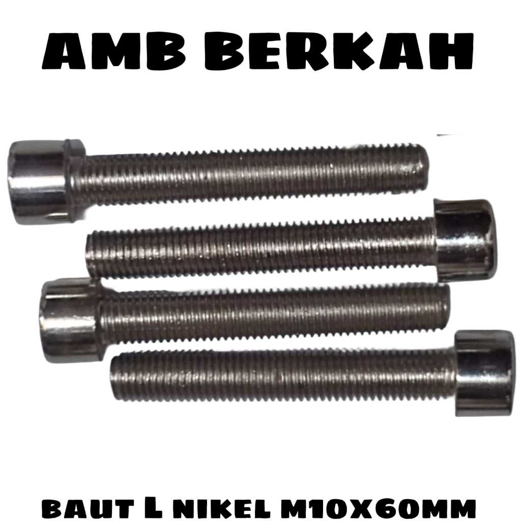 BAUT L NEKEL M10X60MM