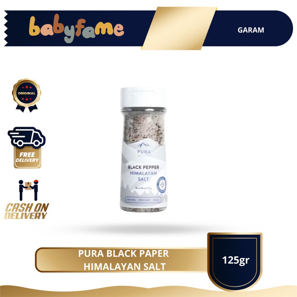 

PURA BLACK PAPER HIMALAYAN SALT | 125gr | SALT