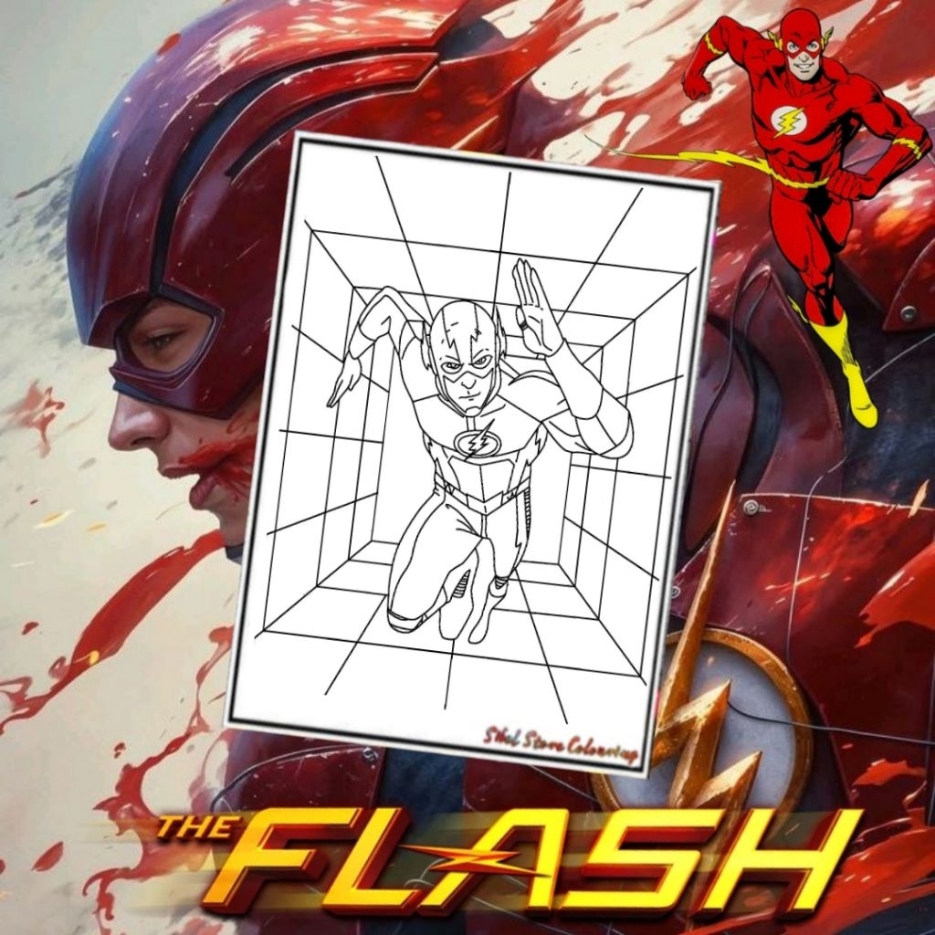 

KERTAS GAMBAR MEWARNAI TEMA THE FLASH ISI 12 LEMBAR GAMBAR BERBEDA / KERTAS GAMBAR TEBAL / PAUD / SD / TK