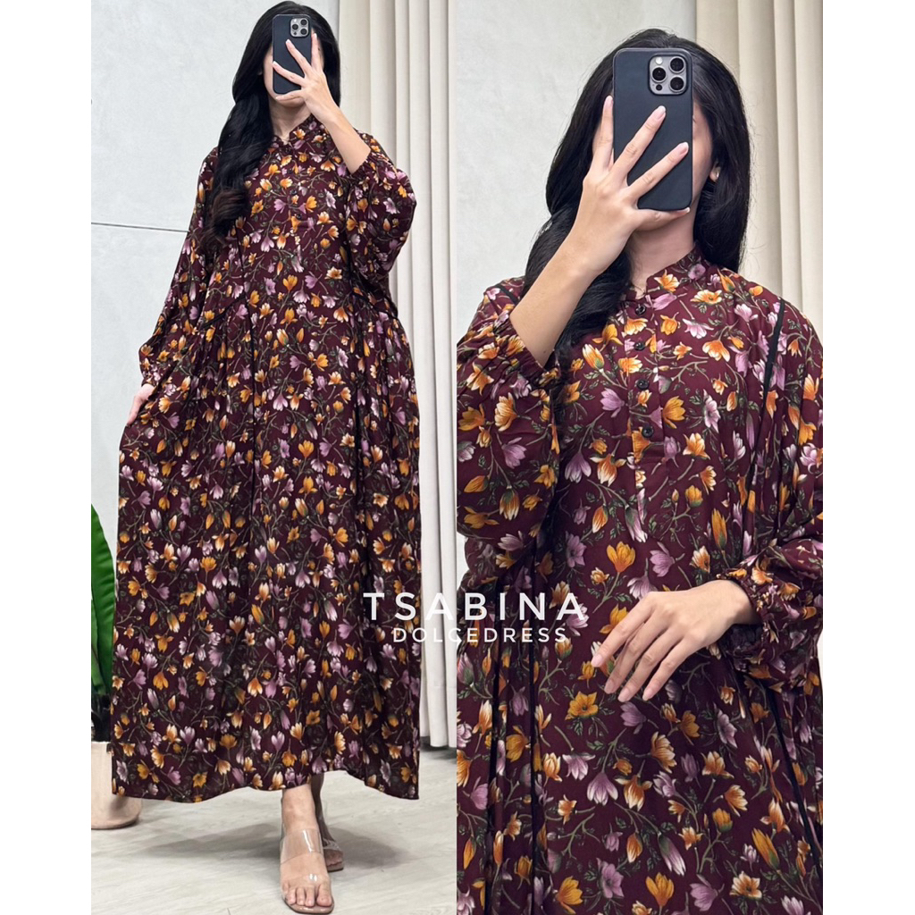 Daster Arab Dolce TSABINA Dress Kaftan Big Size Jumbo Original