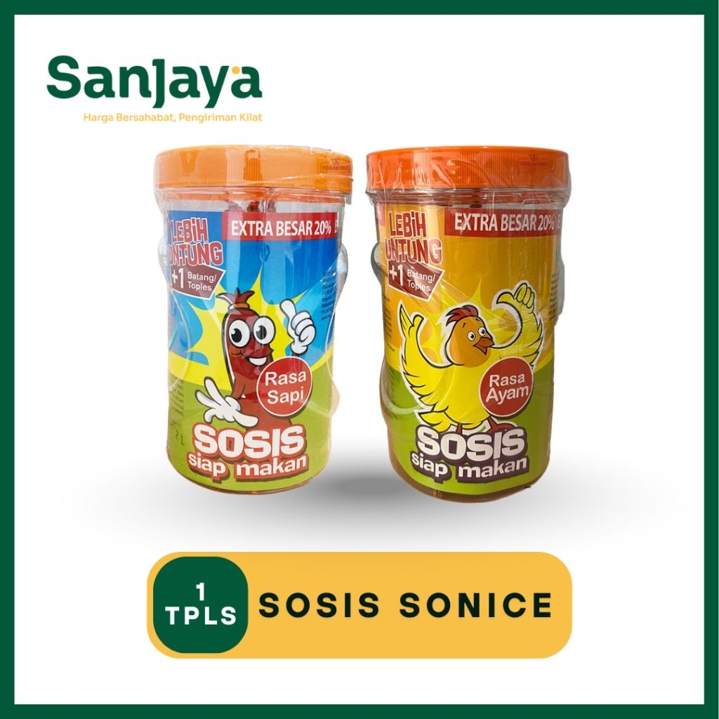 

SOSIS SO NICE 18gr SATU TOPLES ISI 24 + 1 PCS