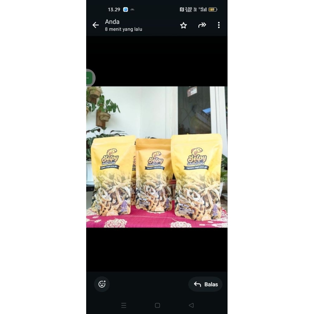 

paket isi 3 seluangcrispy