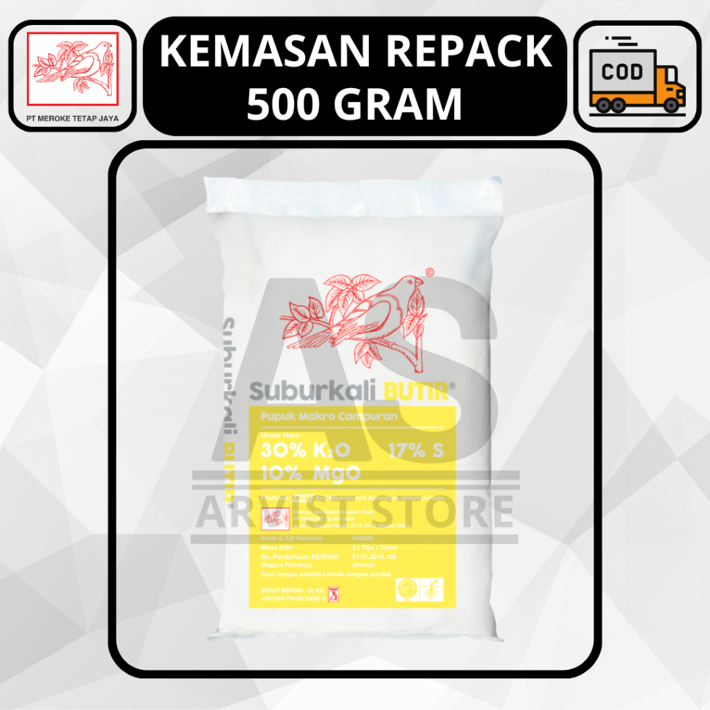 Pupuk Meroke SUBURKALI BUTIR Kemasan Repack 500 Gram