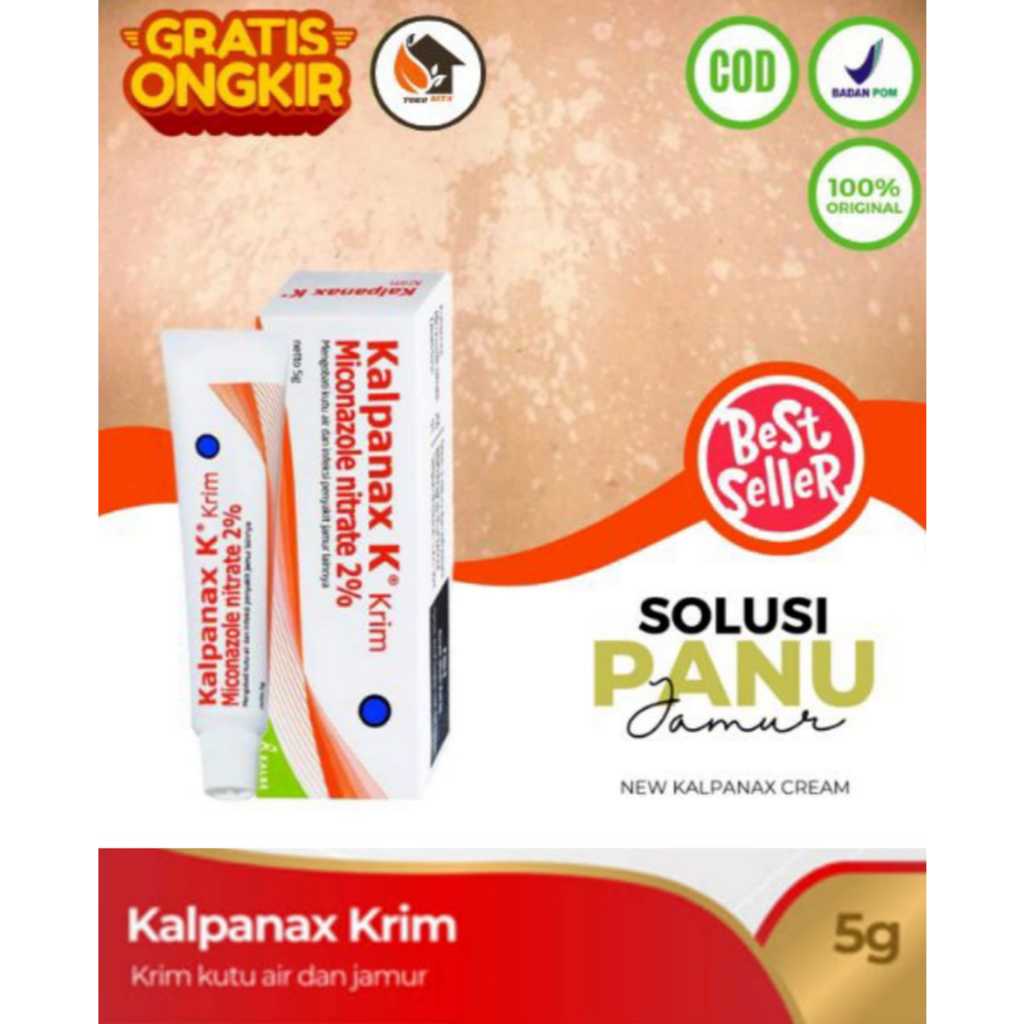 Kalpanak Cream 5 Gr Salep Panu Paling Ampuh 100 dan Paling Cepat - Obat Panu Paling Ampuh 100 Obat G