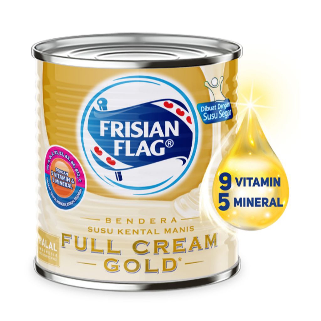 

FRISIAN FLAG Kental Manis Full Cream Gold 370 g