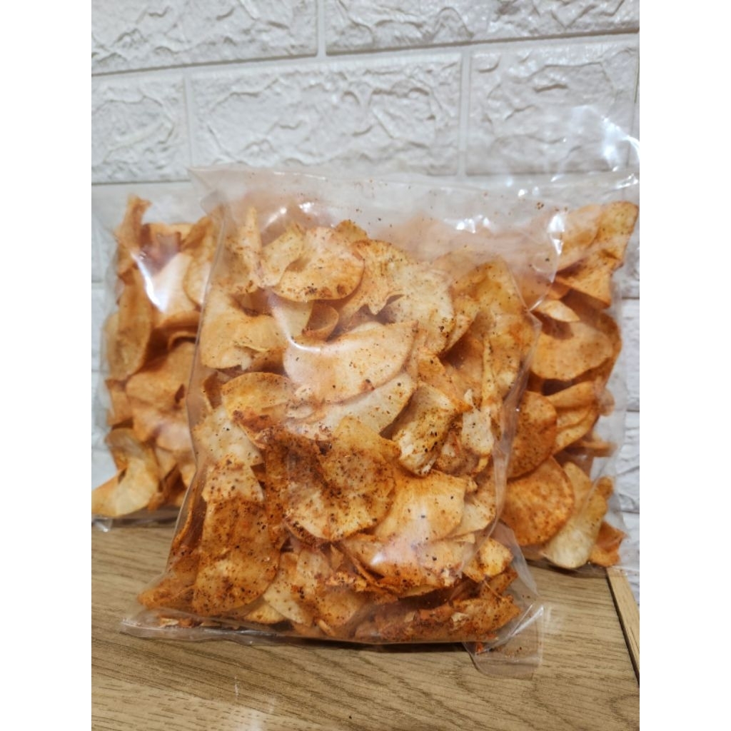 

Keripik Singkong Pedas 200 gram