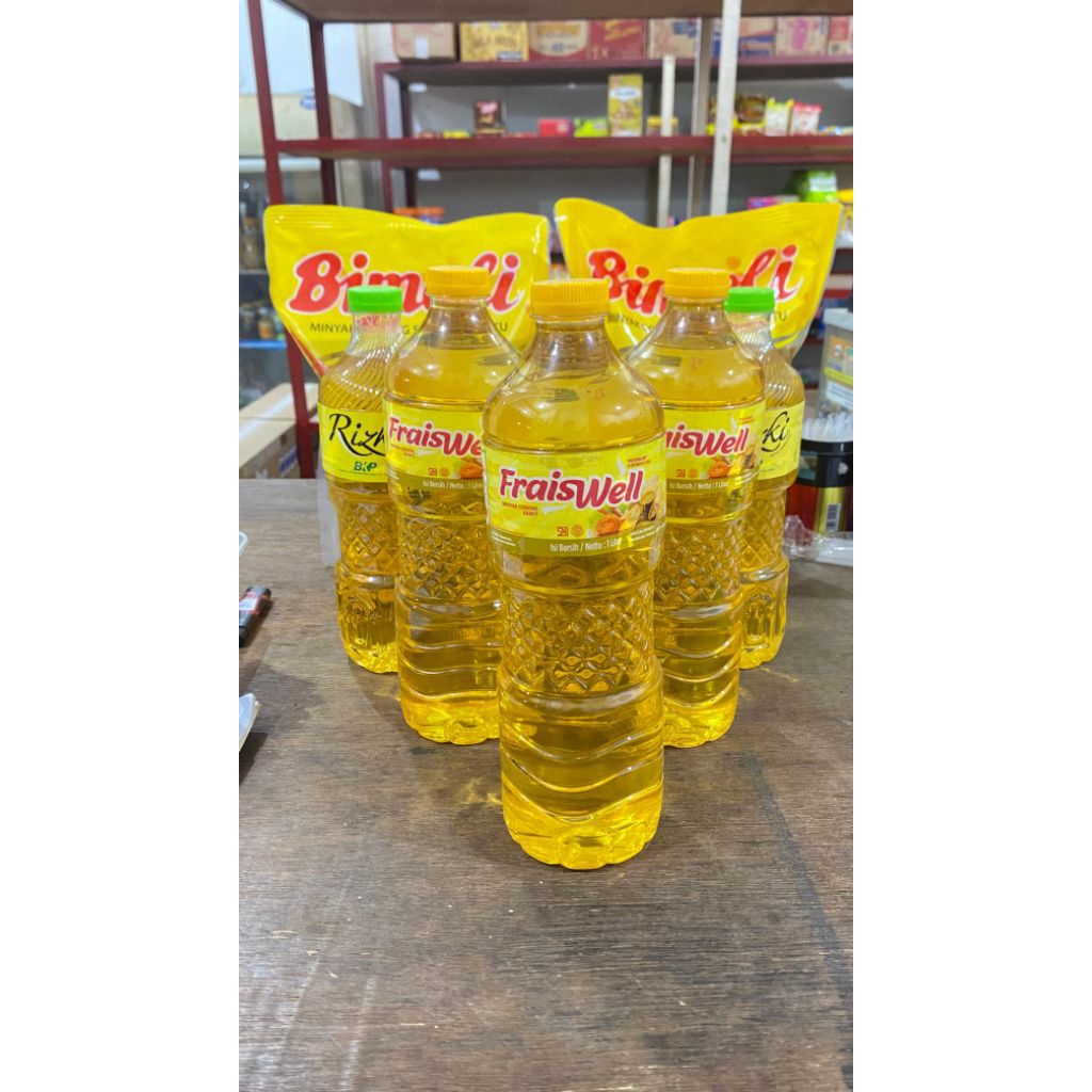 

Minyak Goreng FraisWell Isi Bersih 1 Liter