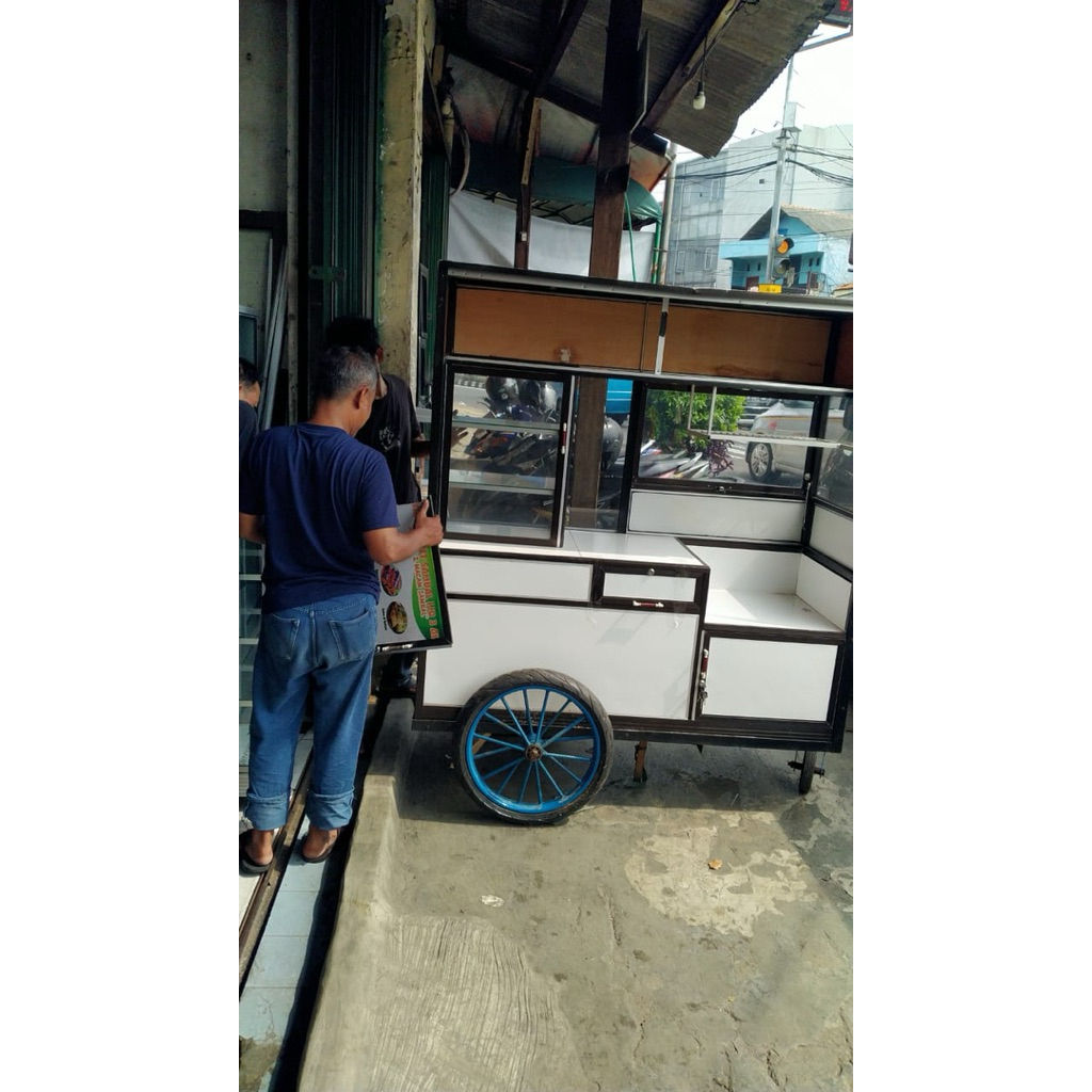 tukar tambah etalase / gerobak