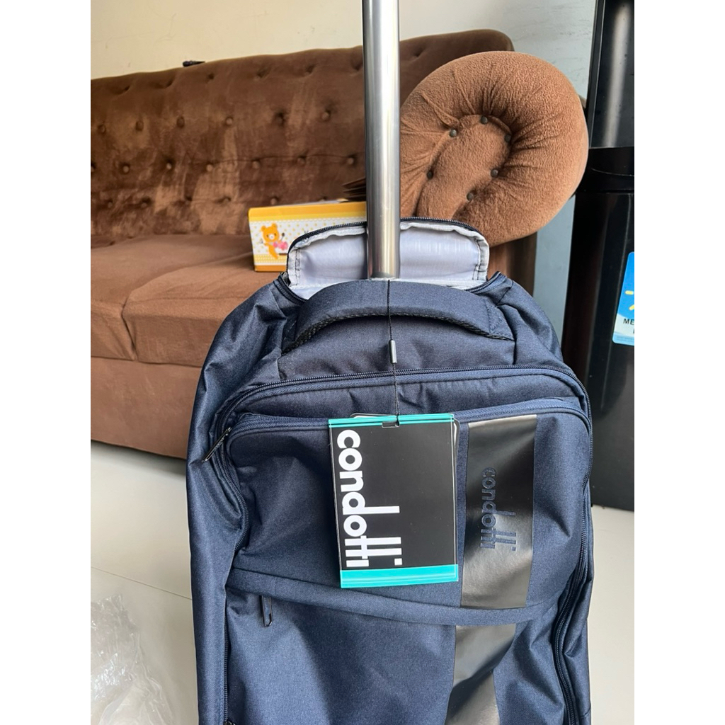 Backpack Trolley Condotti 63133 19 inc tas laptop