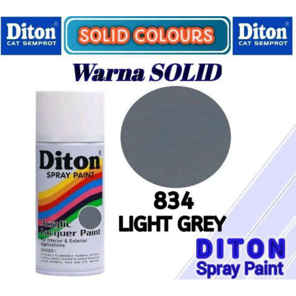 Diton warna Solid Light Grey dengan kode 834