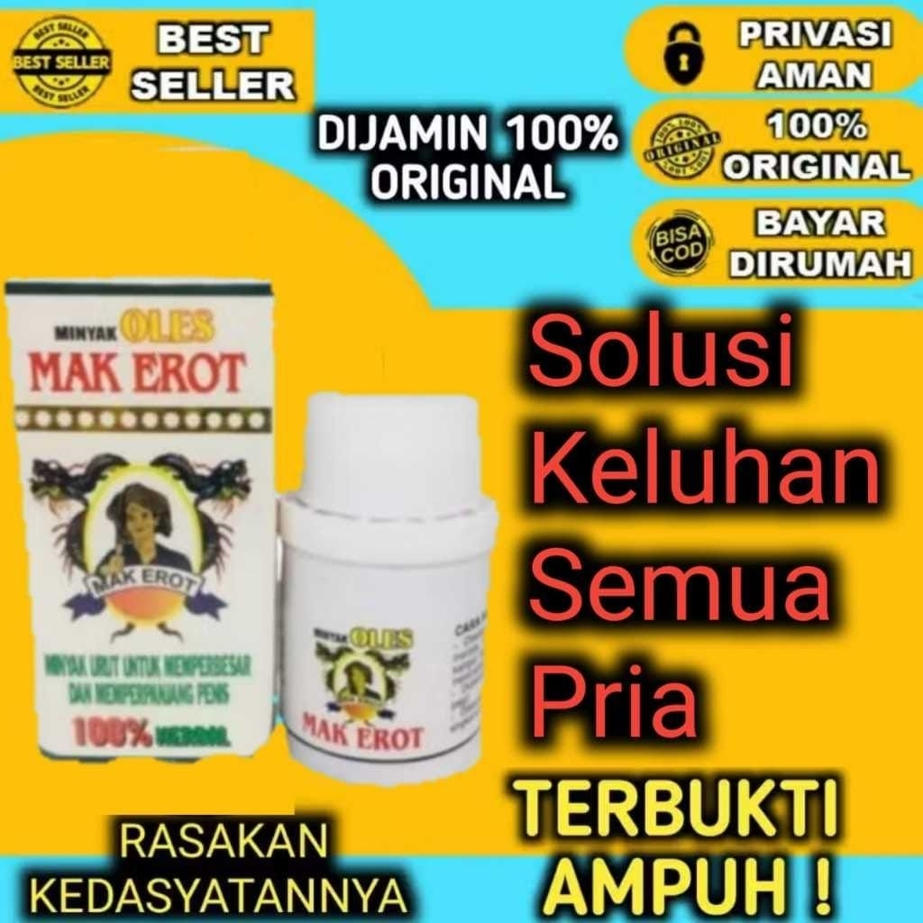 minyak MAK EROT minyak urut pembesar dan mengencangkan original
