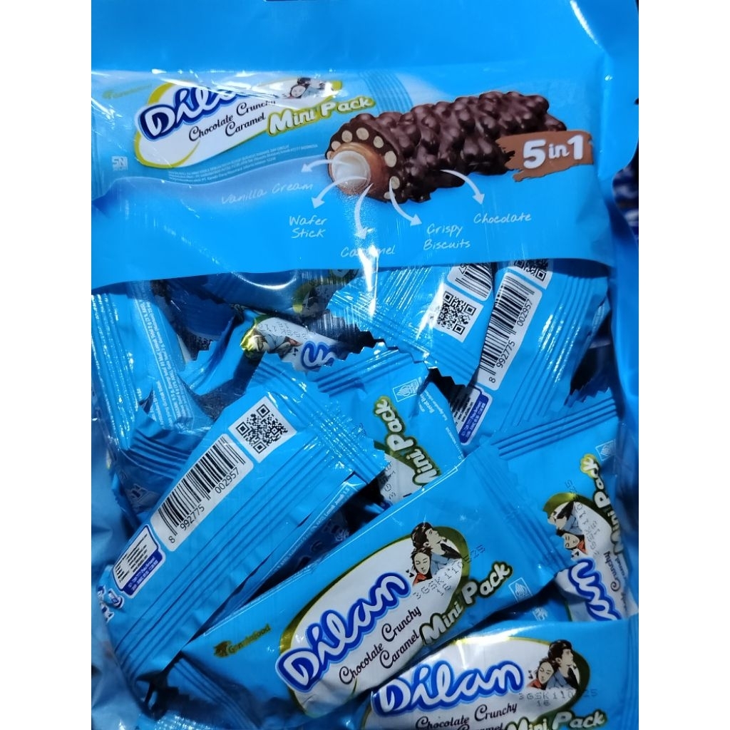 

Dilan Chocolate Crunchy Caramel Mini Pack isi 25