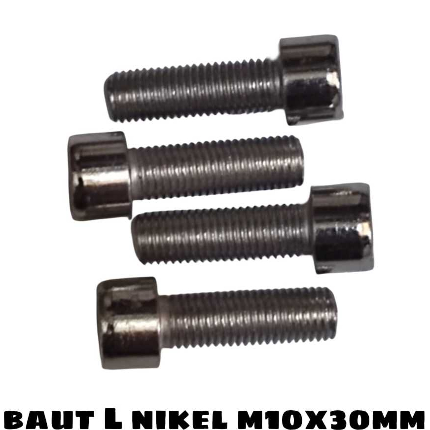 BAUT L NEKEL M10X30MM