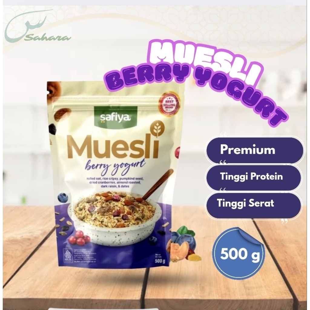 

Muesly Berry Yogurt Safiya 500g Oatmeal