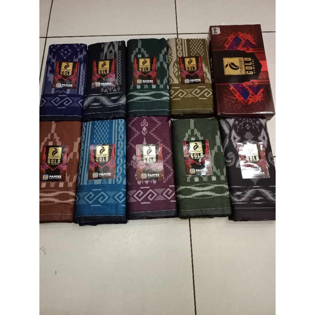 Sarung Mangga Gold Bali Kembang
