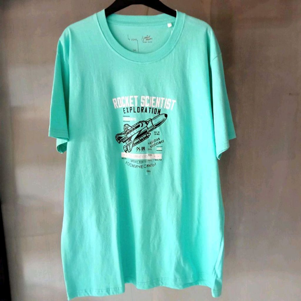 T Zone 3 Rockets Kaos Big Size Pria