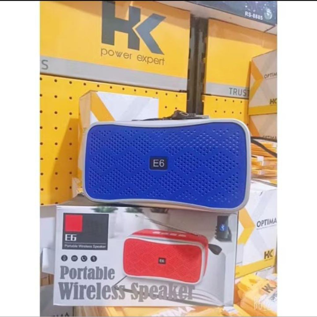 SPEAKER BLUETOOTH E6 WIRELESS/SPEAKER MURAH/SPEAKER BEST SELLER