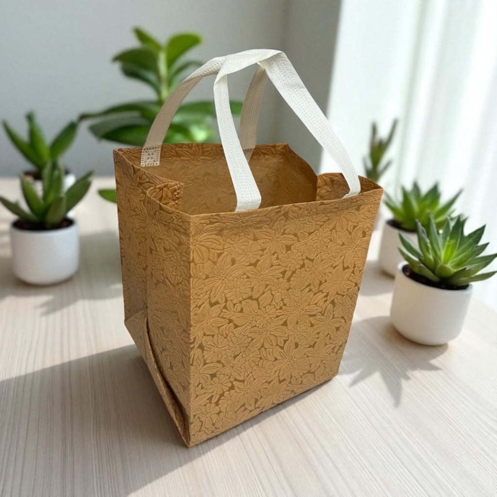 

(12 Pcs) Tas Hajatan Full Embos Uk 22x22 cm / Untuk Box Nasi uk 20x20 (R10K)