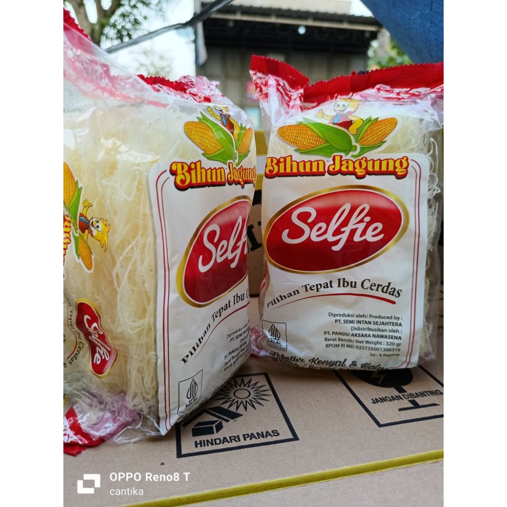 

Bihun jagung merk selfie ( sebal isi 12 pack)