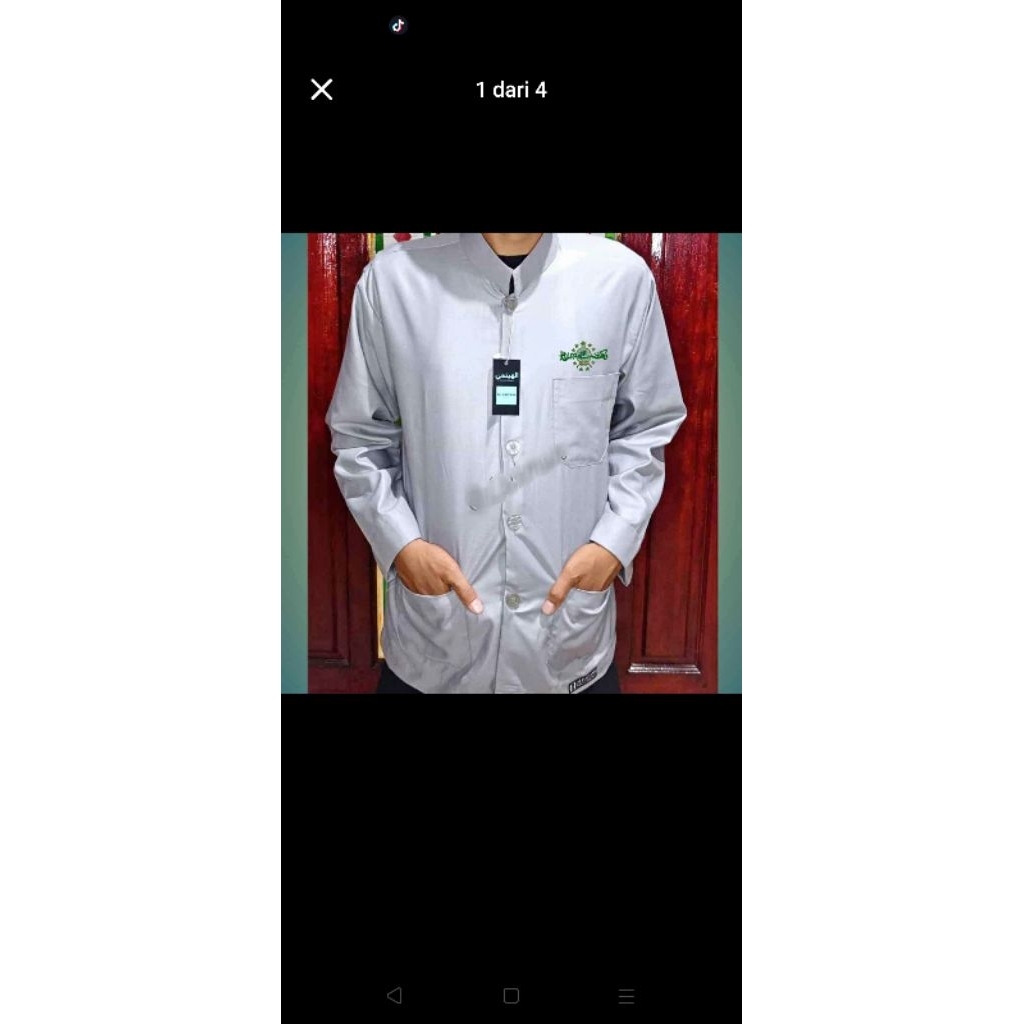 KOKO HABIBAH SAKU SAMPING LENGAN PANJANG - PREMIUM CLAS