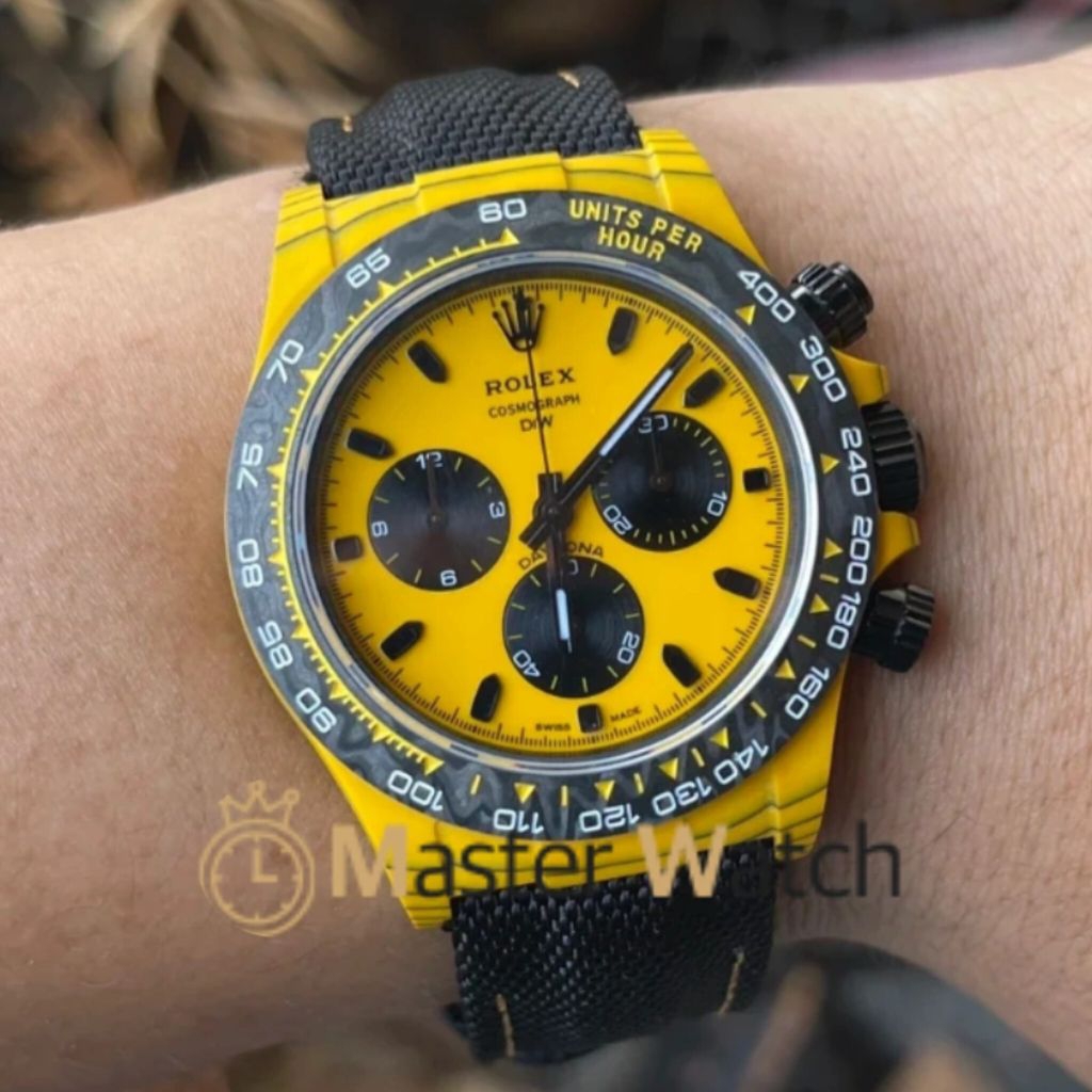Rolex Daytona DIW Chronograph Carbon Yellow 40mm Original TIER 5 Set