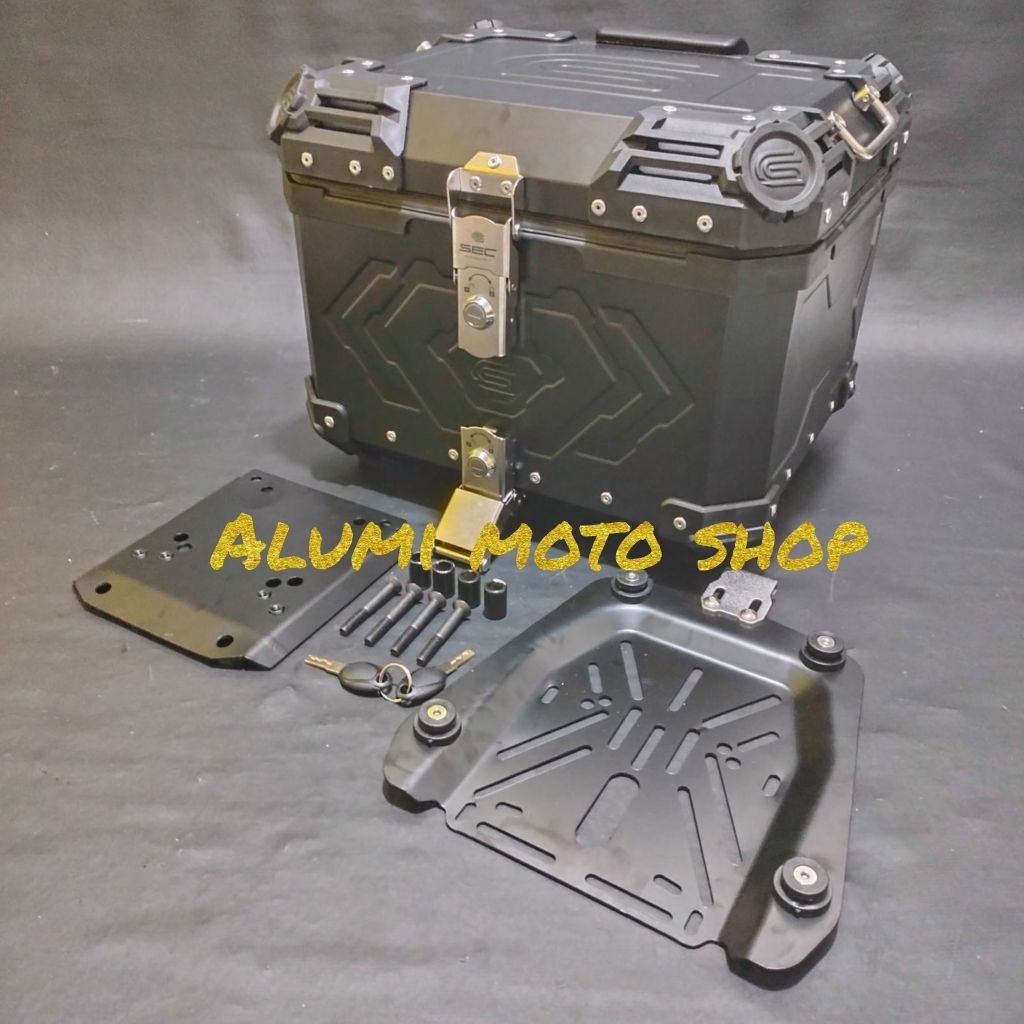 paket box sec 45 liter komplit backrest & breket box csj pcx karbu pcx 150 pcx 160