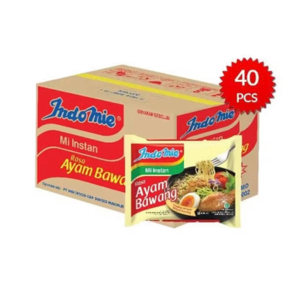 

INDOMIE AYAM BAWANG [69 gr]/MIE instan 1dus(40pcs)