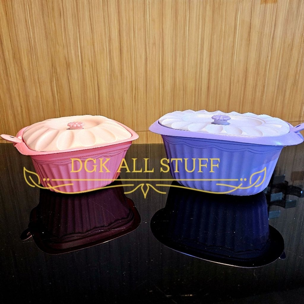 Tempat Wadah Penyimpanan Basi Bakul Prasmanan Saji Makanan Sayur Lauk Nasi Kotak Segi Petak Plastik 