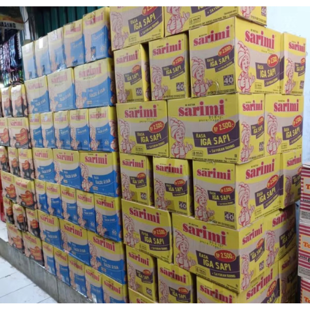 

MIE SARIMI - Mie Sarimi Rasa Iga Sapi Harga 1 Dus isi 40pcs - Mie Instan Sarimie Murah Meriah Promo