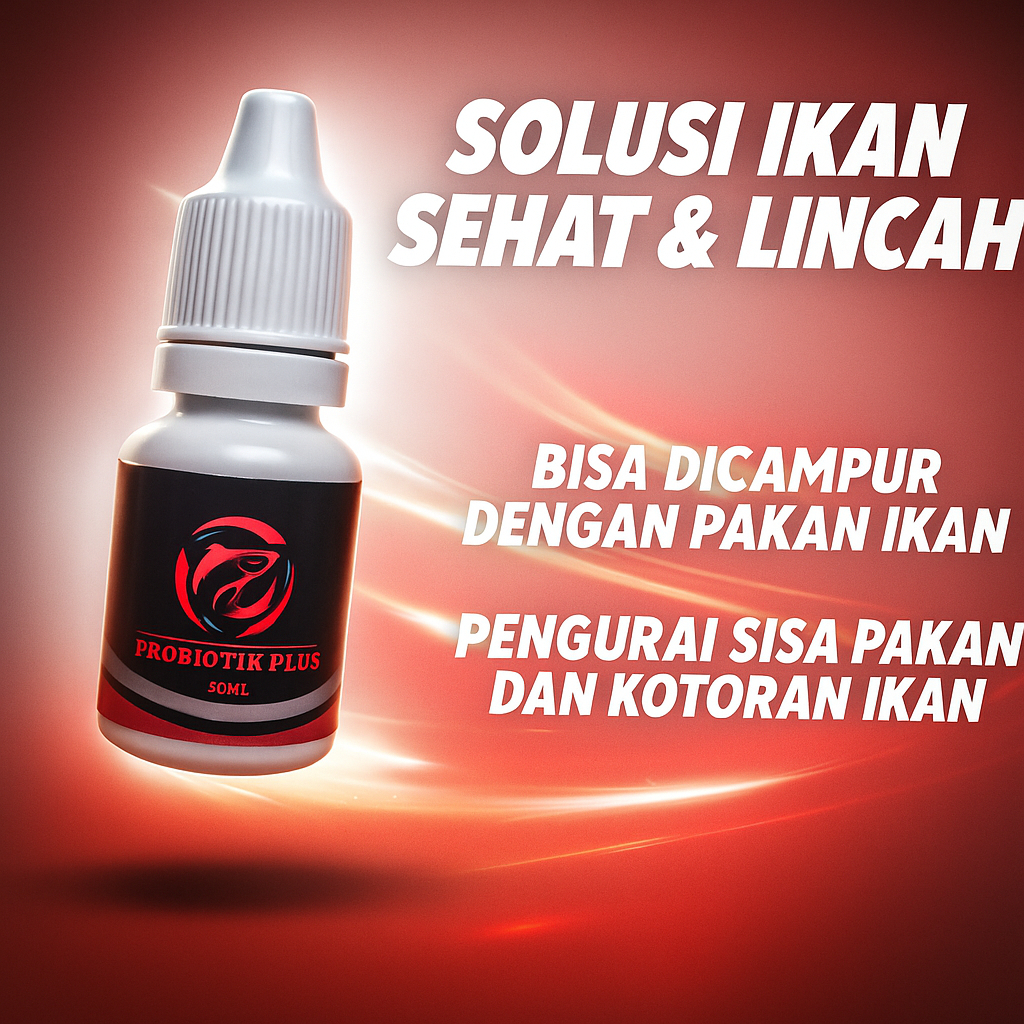 Probiotik Ikan Hias Cupang Koi Guppy | Jernihkan Air & Tingkatkan Imun Ikan